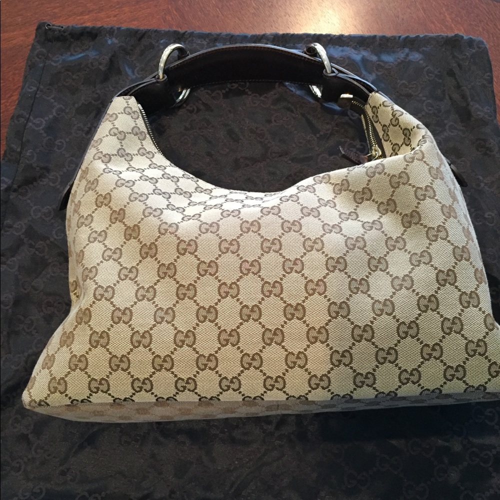 Gucci Horsebit Hobo Bag